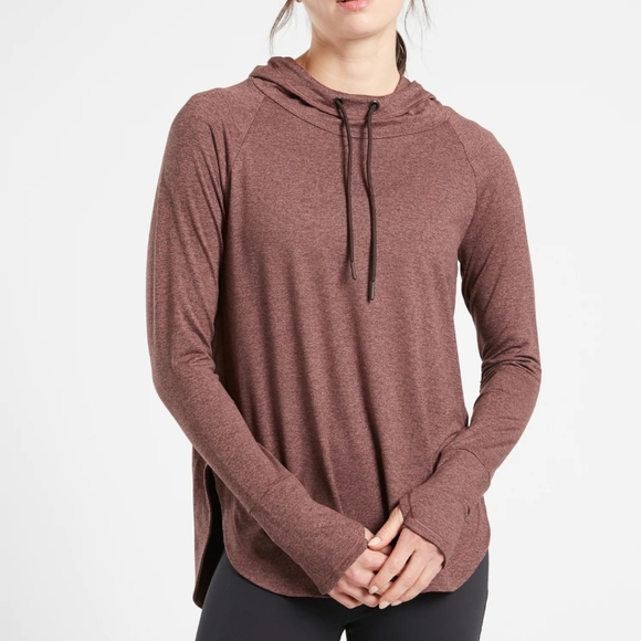 Athleta Uptempo Hooded T-shirt Sweatshirt - Picture 12 of 12